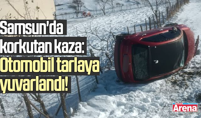 Samsun'da korkutan kaza!