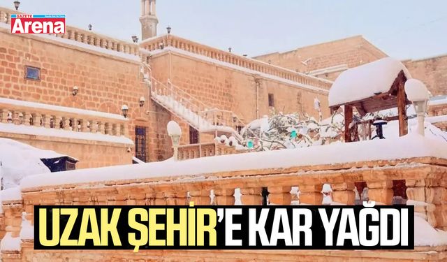 Uzak Şehir seti beyaza büründü