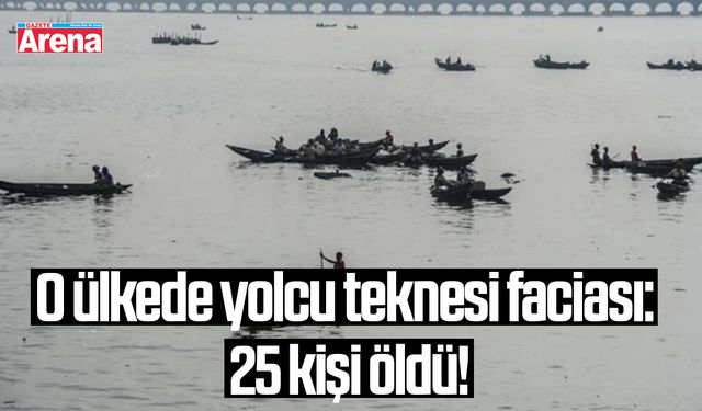 O ülkede yolcu teknesi faciası!