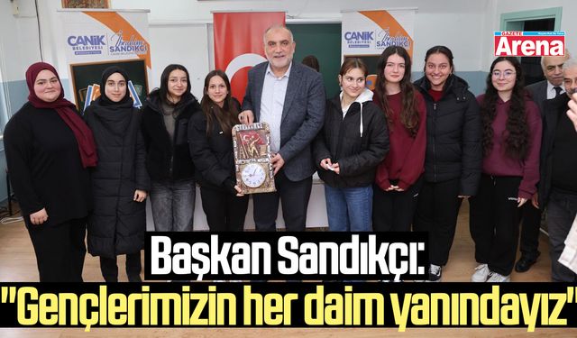 Başkan Sandıkçı: "Gençlerimizin her daim yanındayız"