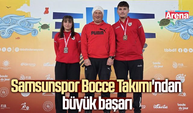 Samsunspor Bocce Takımı'ndan büyük başarı