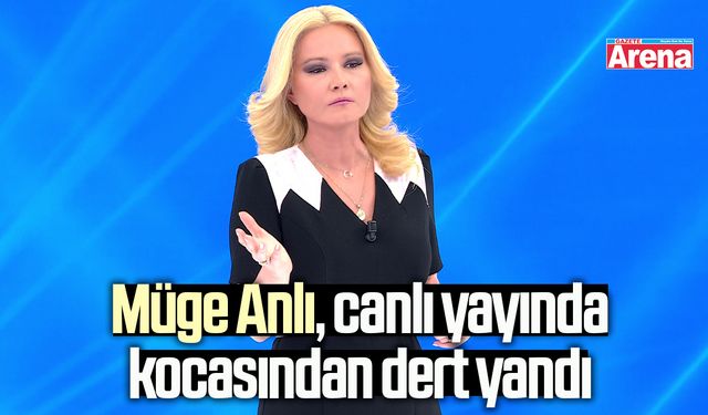 Müge Anlı, canlı yayında kocasından dert yandı