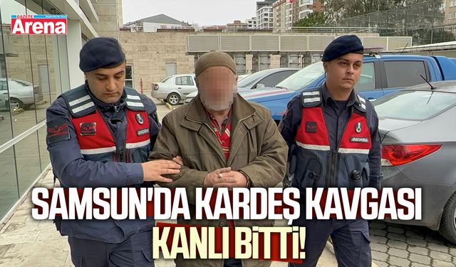 Samsun'da kardeş kavgası kanlı bitti!
