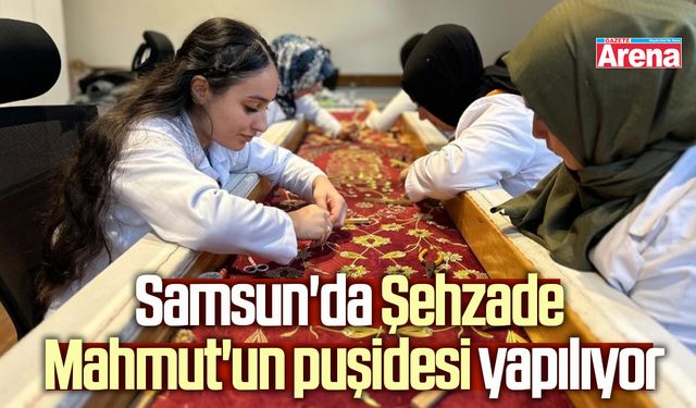 Samsun'da Şehzade Mahmut'un puşidesi yapılıyor