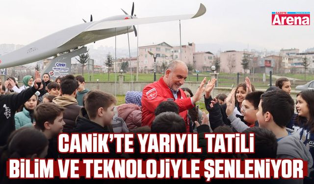 Canik’te yarıyıl tatili bilim ve teknolojiyle şenleniyor