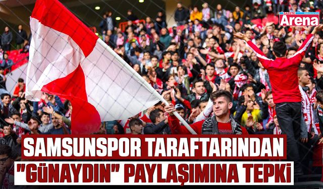 Samsunspor taraftarından "günaydın" paylaşımına tepki