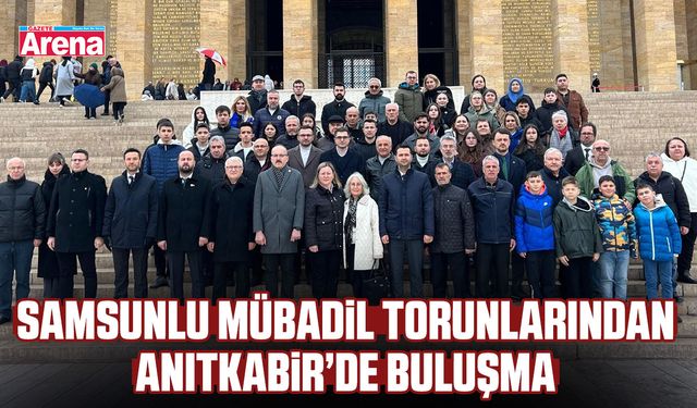 Samsunlu mübadil torunlarından Anıtkabir’de buluşma