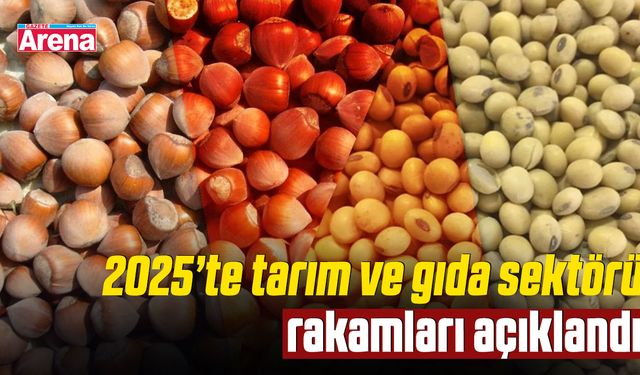 2025’te tarım ve gıda sektörü rakamları açıklandı