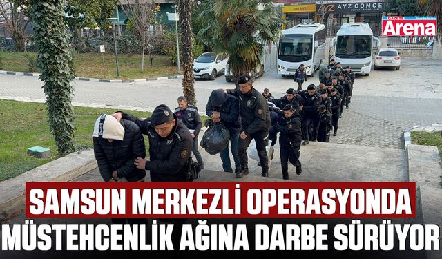 Samsun merkezli operasyonda müstehcenlik ağına darbe sürüyor