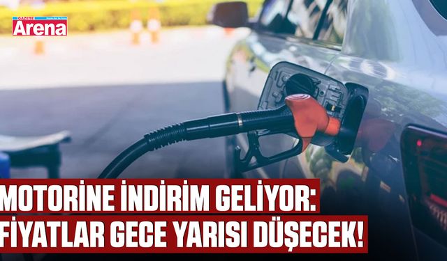 Motorine indirim geliyor: Fiyatlar gece yarısı düşecek!