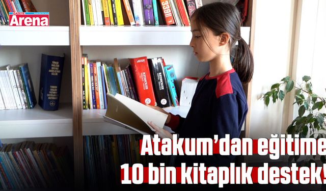 Atakum’dan eğitime 10 bin kitaplık destek!