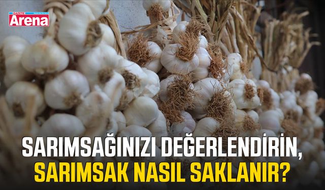 Sarımsağınızı değerlendirin, sarımsak nasıl saklanır?