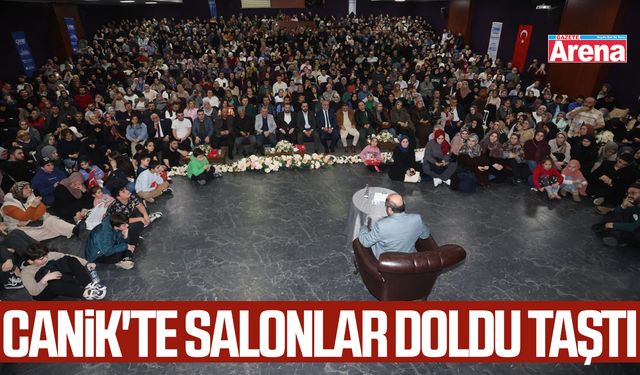 Canik'te salonlar doldu taştı
