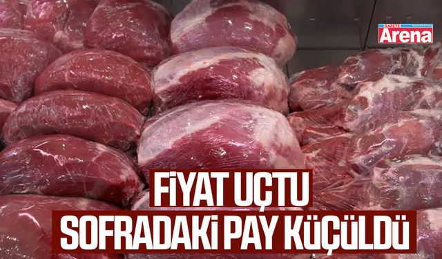 Samsun'da et fiyatı 4 yılda on kat arttı