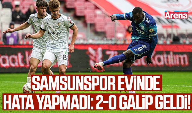 Samsunspor evinde hata yapmadı!