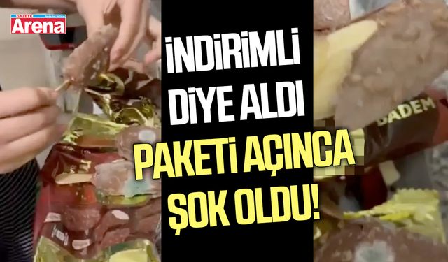 İndirimli diye aldı paketi açınca şok oldu!