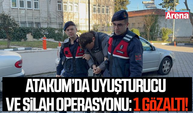 Atakum’da uyuşturucu ve silah operasyonu: 1 Gözaltı!