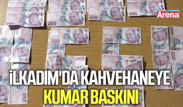 İlkadım'da kahvehaneye kumar baskını