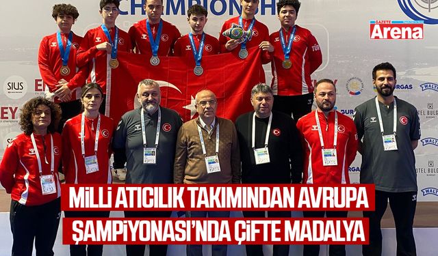 Milli Atıcılık Takımından Avrupa Şampiyonası’nda çifte madalya