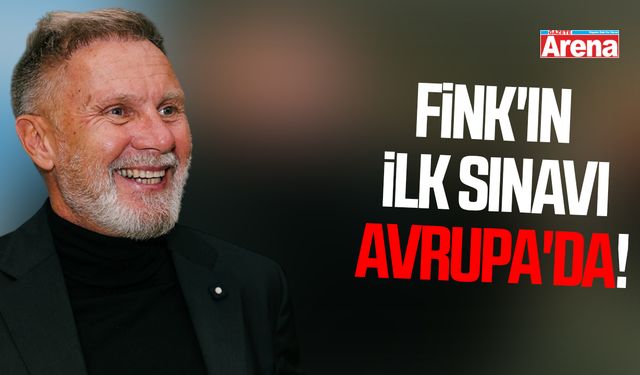 Samsunspor'da Fink'in ilk sınavı Avrupa'da
