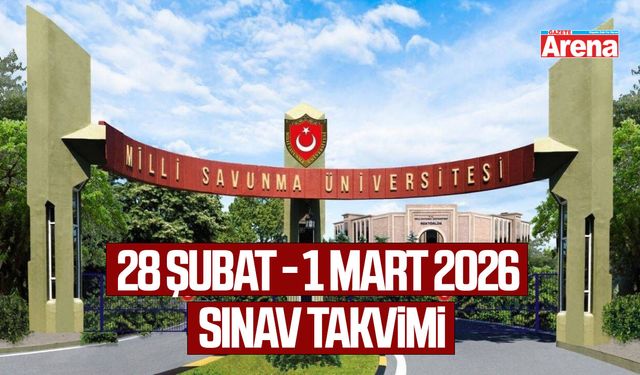 28 Şubat - 1 Mart 2026 sınav takvimi