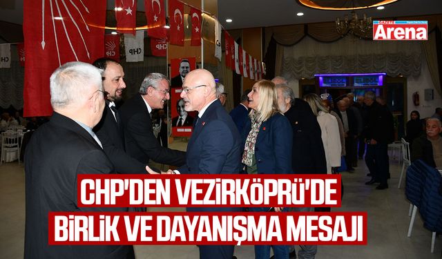 CHP'den Vezirköprü'de birlik ve dayanışma programı