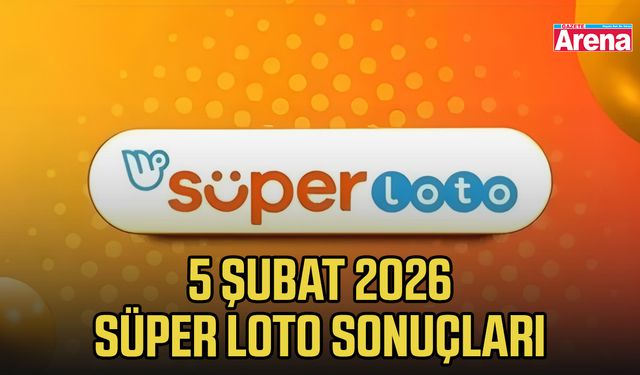 5 Şubat 2026 Süper Loto sonuçları