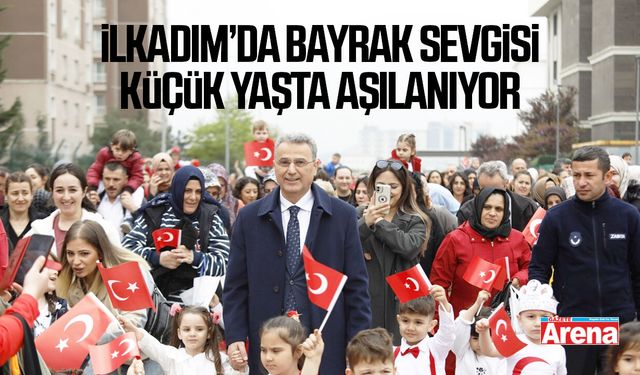 İlkadım’da bayrak sevgisi küçük yaşta aşılanıyor