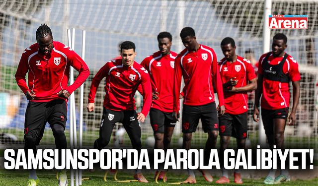 Samsunspor'da parola galibiyet!