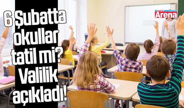 6 Şubat'ta okullar tatil mi? Valilik açıkladı!