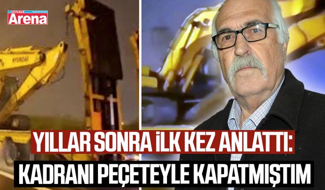 Yıllar sonra ilk kez anlattı: Kadranı peçeteyle kapatmıştım