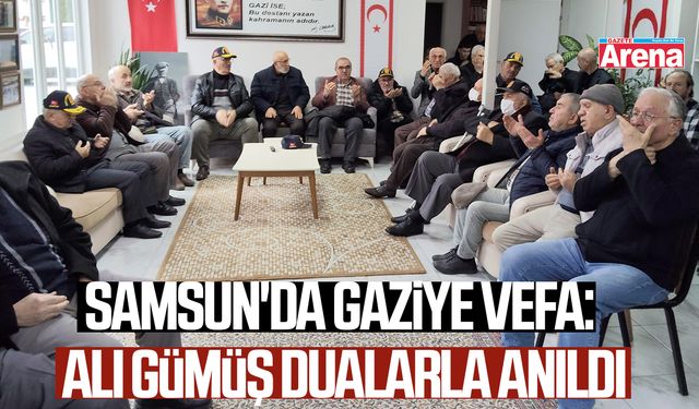 Samsun'da gaziye vefa: Ali Gümüş dualarla anıldı