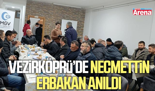 Vezirköprü’de Necmettin Erbakan anıldı