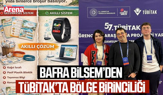 Bafra BİLSEM’den TÜBİTAK’ta bölge birinciliği