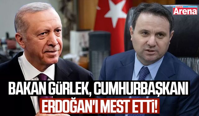 Bakan Gürlek, Cumhurbaşkanı Erdoğan'ı mest etti!