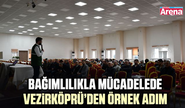 Bağımlılıkla mücadelede Vezirköprü’den örnek adım