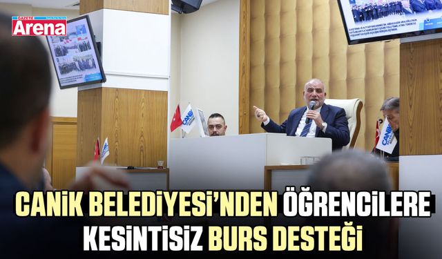 Canik Belediyesi’nden öğrencilere kesintisiz burs desteği