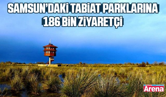 Samsun’daki tabiat parklarına 186 bin ziyaretçi