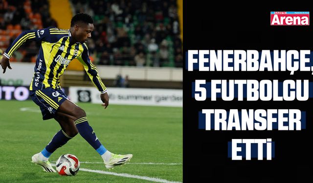 Fenerbahçe ara transfer döneminde 5 oyuncu transfer etti