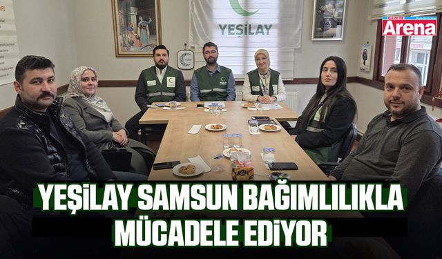 Yeşilay Samsun bağımlılıkla mücadele ediyor