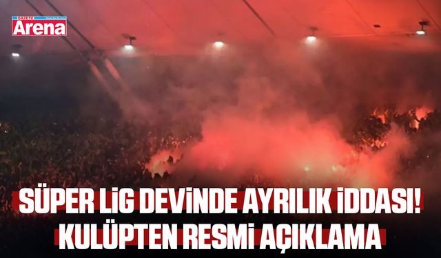 Süper Lig devinde ayrılık iddası! Kulüpten resmi açıklama