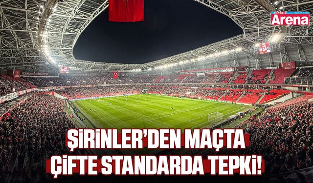 Şirinler’den maçta çifte standarda tepki!