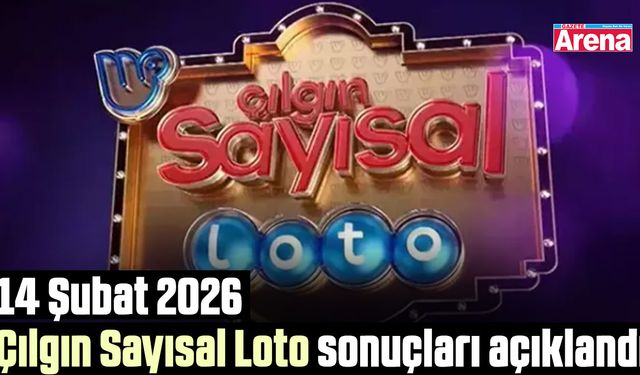 14 Şubat 2026 Çılgın Sayısal Loto sonuçları