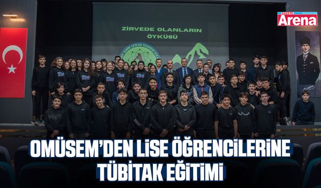 OMÜSEM’den lise öğrencilerine TÜBİTAK eğitimi