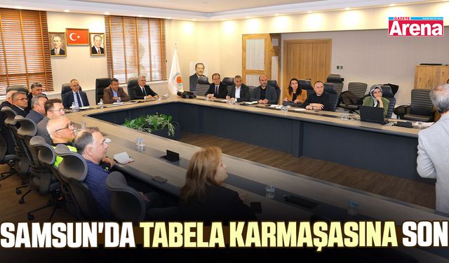 Samsun'da tabela karmaşasına son