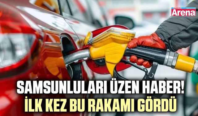 Samsunluları üzen haber! İlk kez bu rakamı gördü