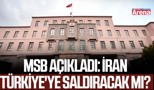 MSB duyurdu: İran Türkiye'nin hava sahasına balistik füze fırlattı!