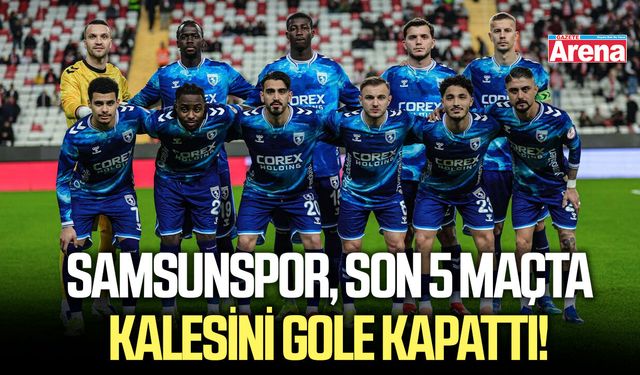 Samsunspor savunmada kilit vurdu!