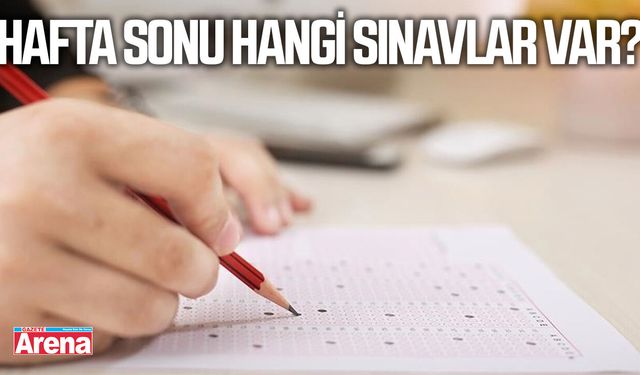 ÖSYM hafta sonu iki sınav düzenleyecek