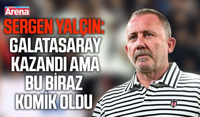 Sergen Yalçın'dan hakem tepkisi!